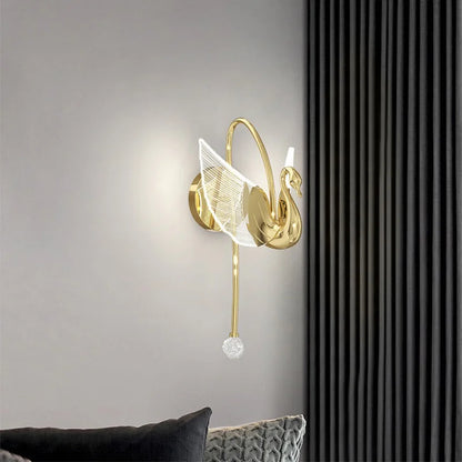 GoldenFlare | Elegant LED Væglampe