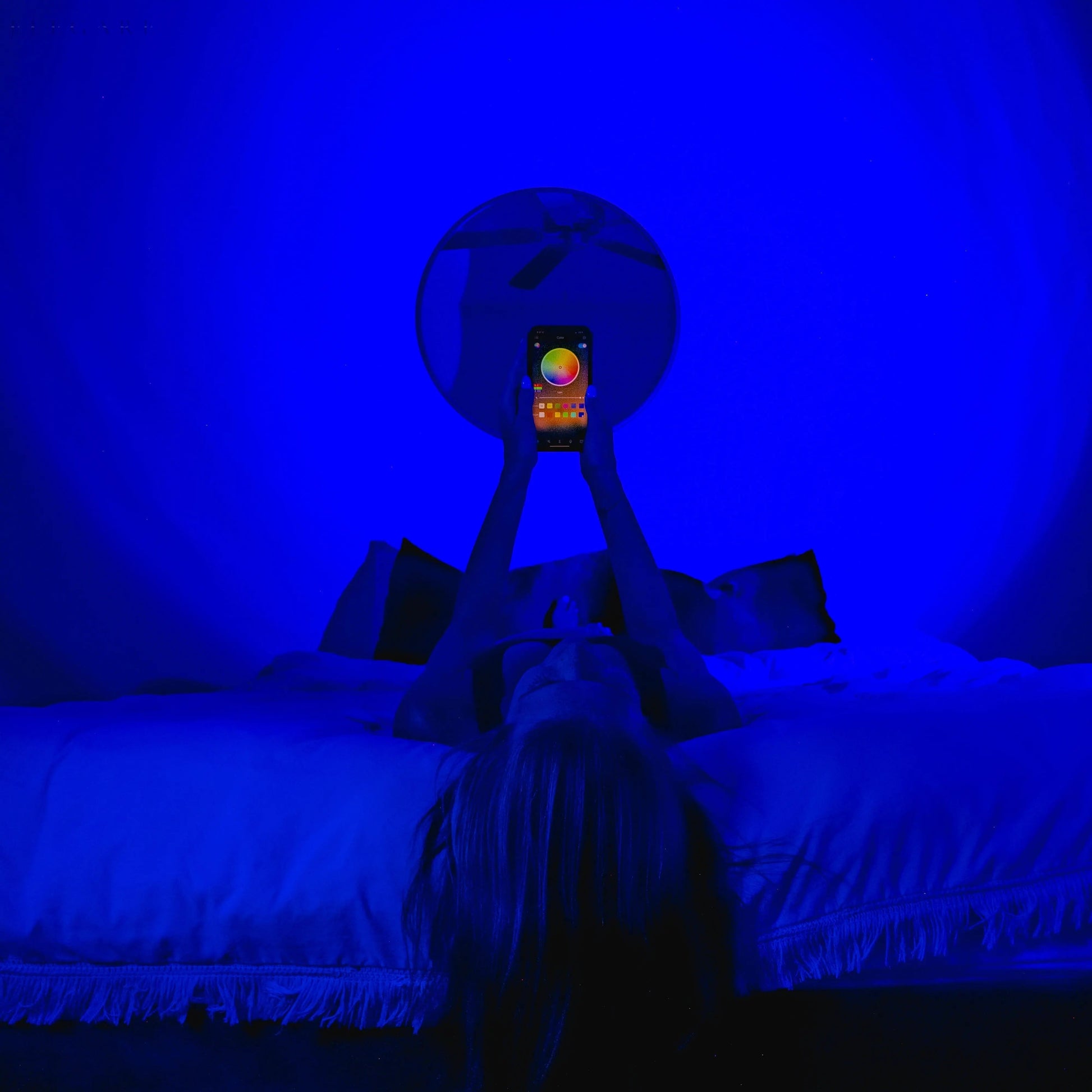 GoldenGleam | LED projektionslampe med solnedgangseffekt og fjernbetjening