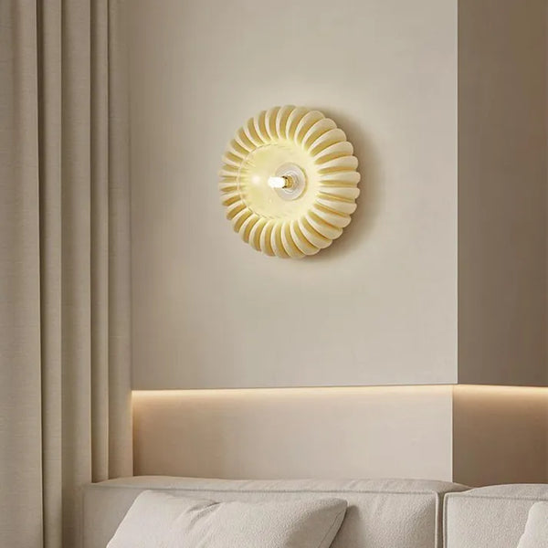 GoldenRay | Strålende Rund Lampe