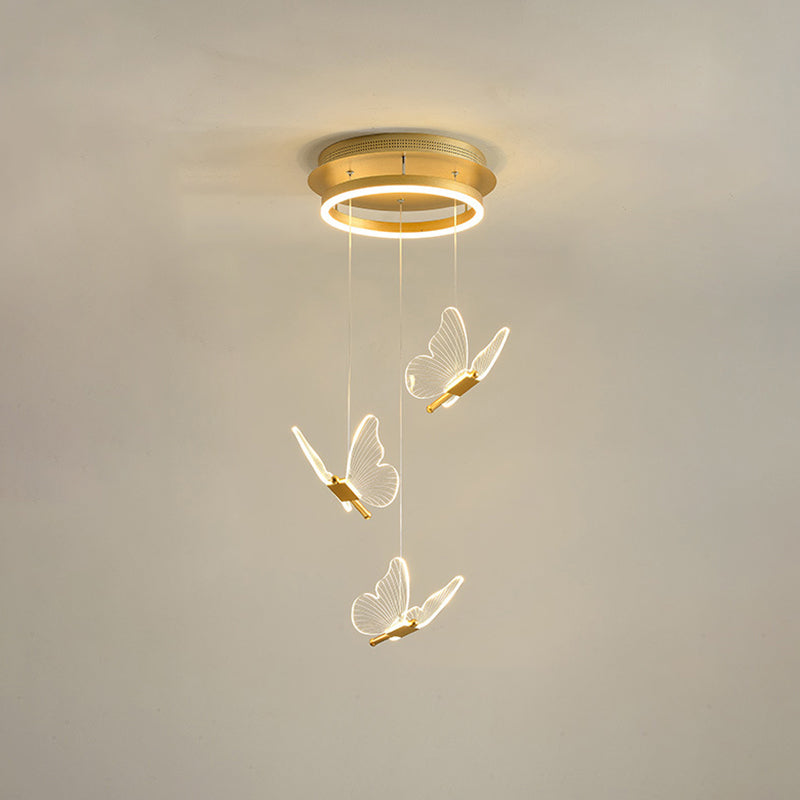 GoldenTwist | Elegant Spiralformet LED Hængelampe
