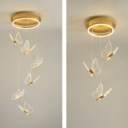 GoldenTwist | Elegant Spiralformet LED Hængelampe