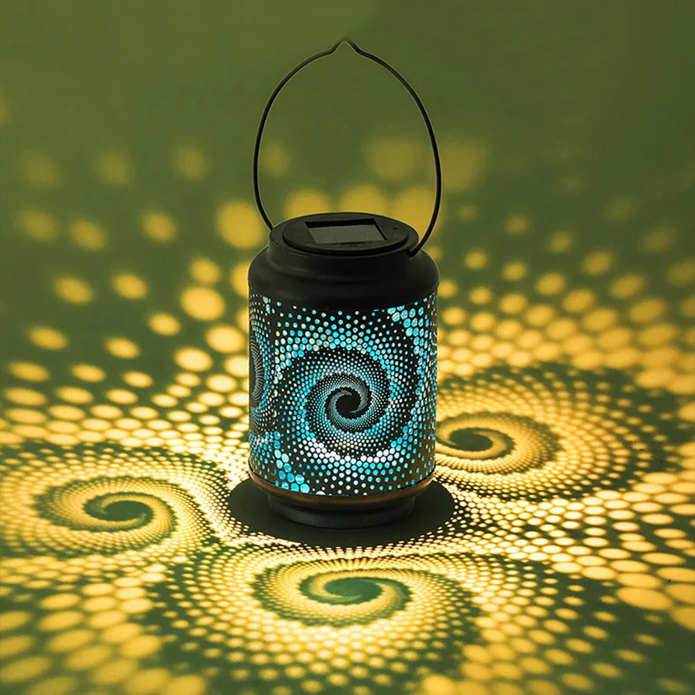 GraphicGlow | Unik 3D Snigel Solcelle Havelampe