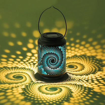 GraphicGlow | Unik 3D Snigel Solcelle Havelampe