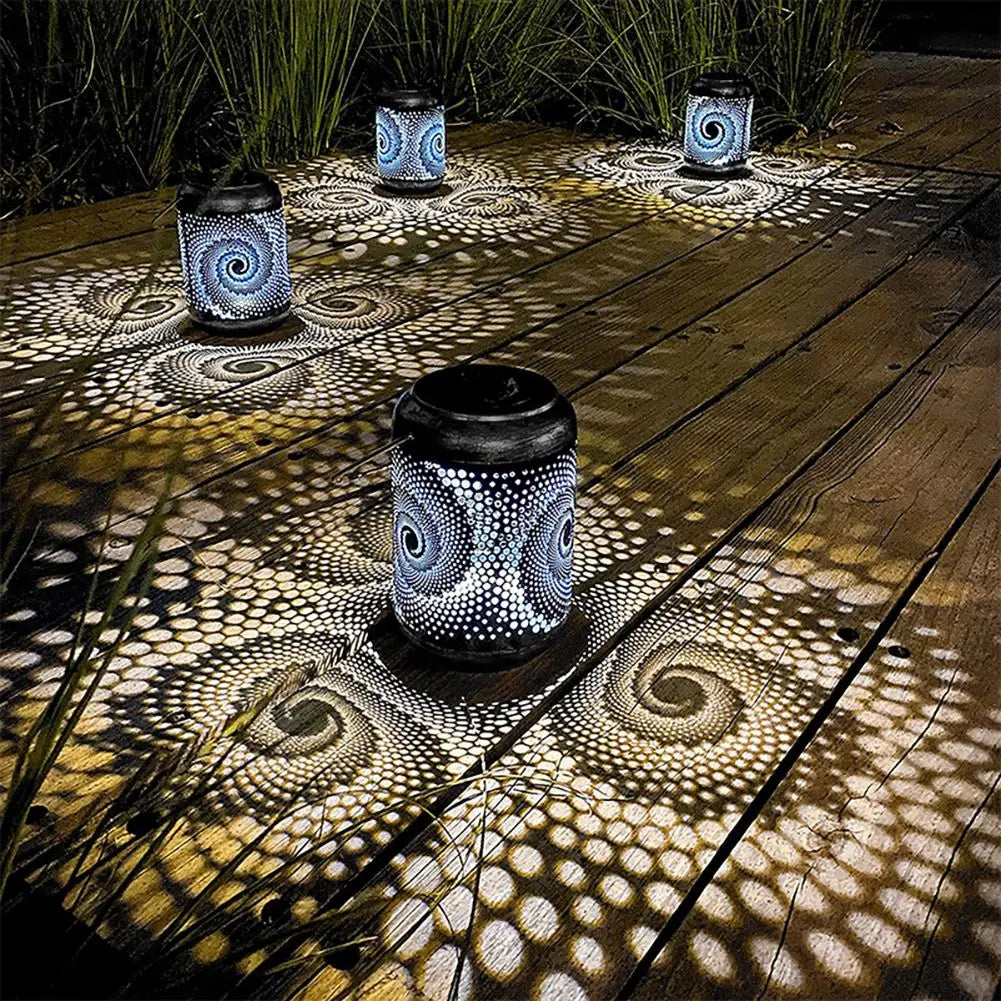 GraphicGlow | Unik 3D Snigel Solcelle Havelampe