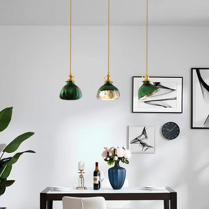 GroveLuxe | Elegant Grøn Loftlampe