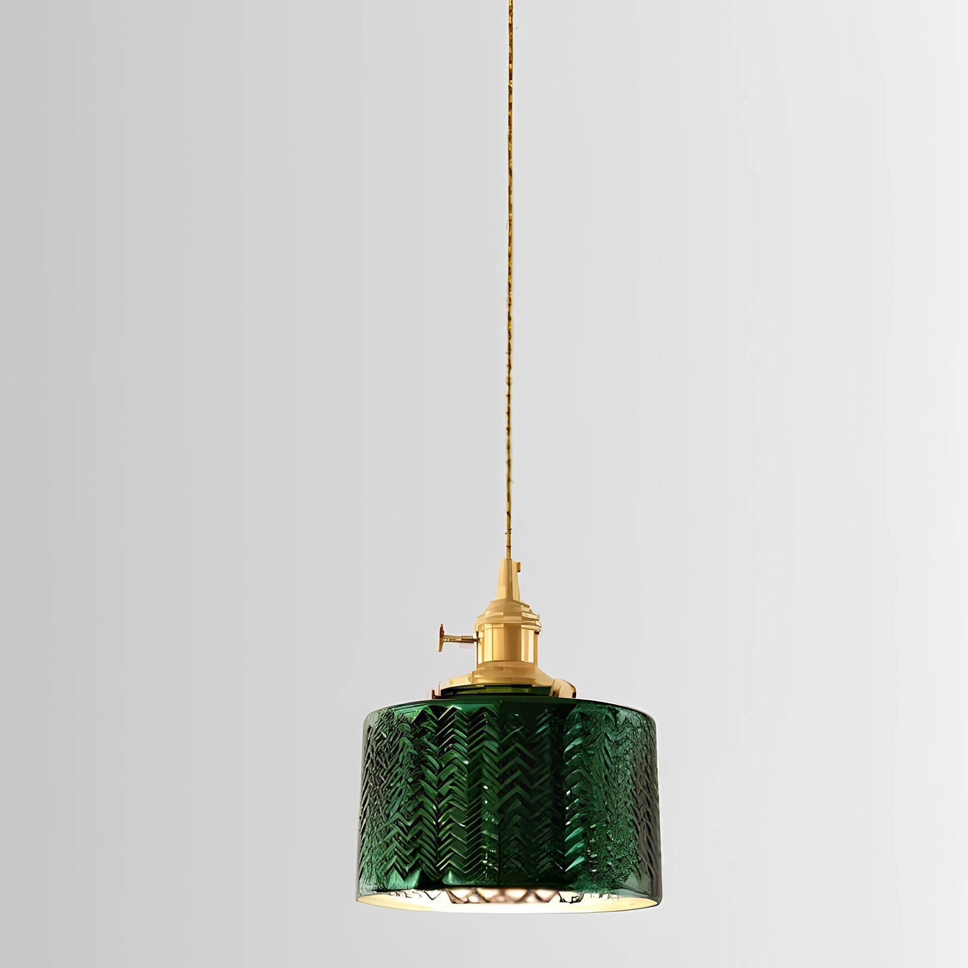 GroveLuxe | Elegant Grøn Loftlampe
