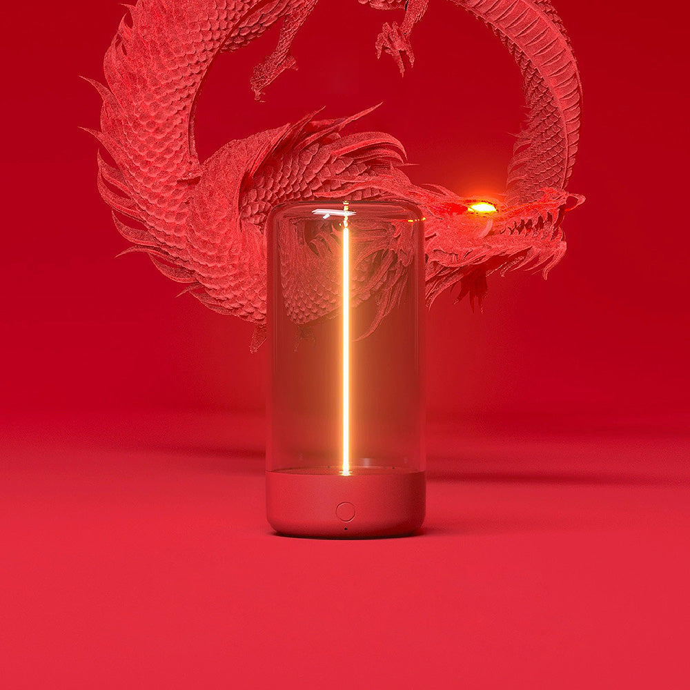 HaloGlass | Transparent Cylinder Bordlampe