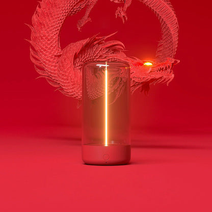 HaloGlass | Transparent Cylinder Bordlampe