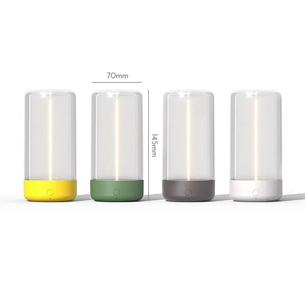 HaloGlass | Transparent Cylinder Bordlampe