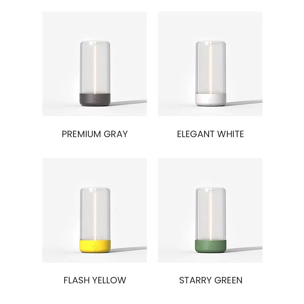 HaloGlass | Transparent Cylinder Bordlampe