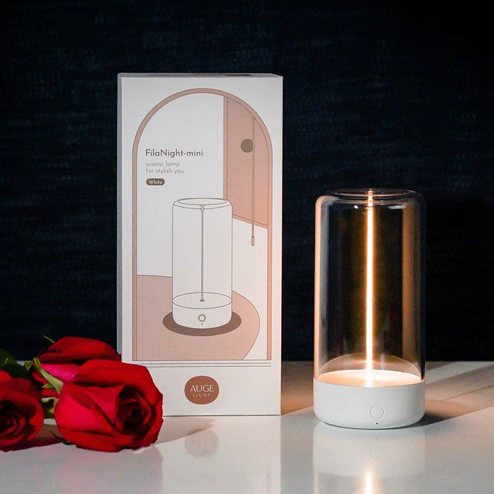 HaloGlass | Transparent Cylinder Bordlampe