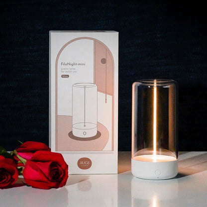 HaloGlass | Transparent Cylinder Bordlampe
