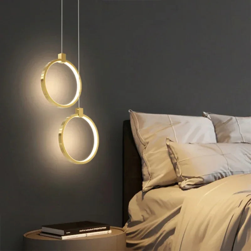 HaloRing | Elegant Dobbelt Ring Hanglampe