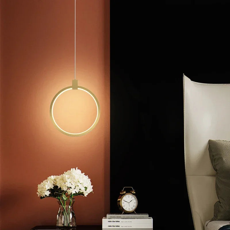HaloRing | Elegant Dobbelt Ring Hanglampe