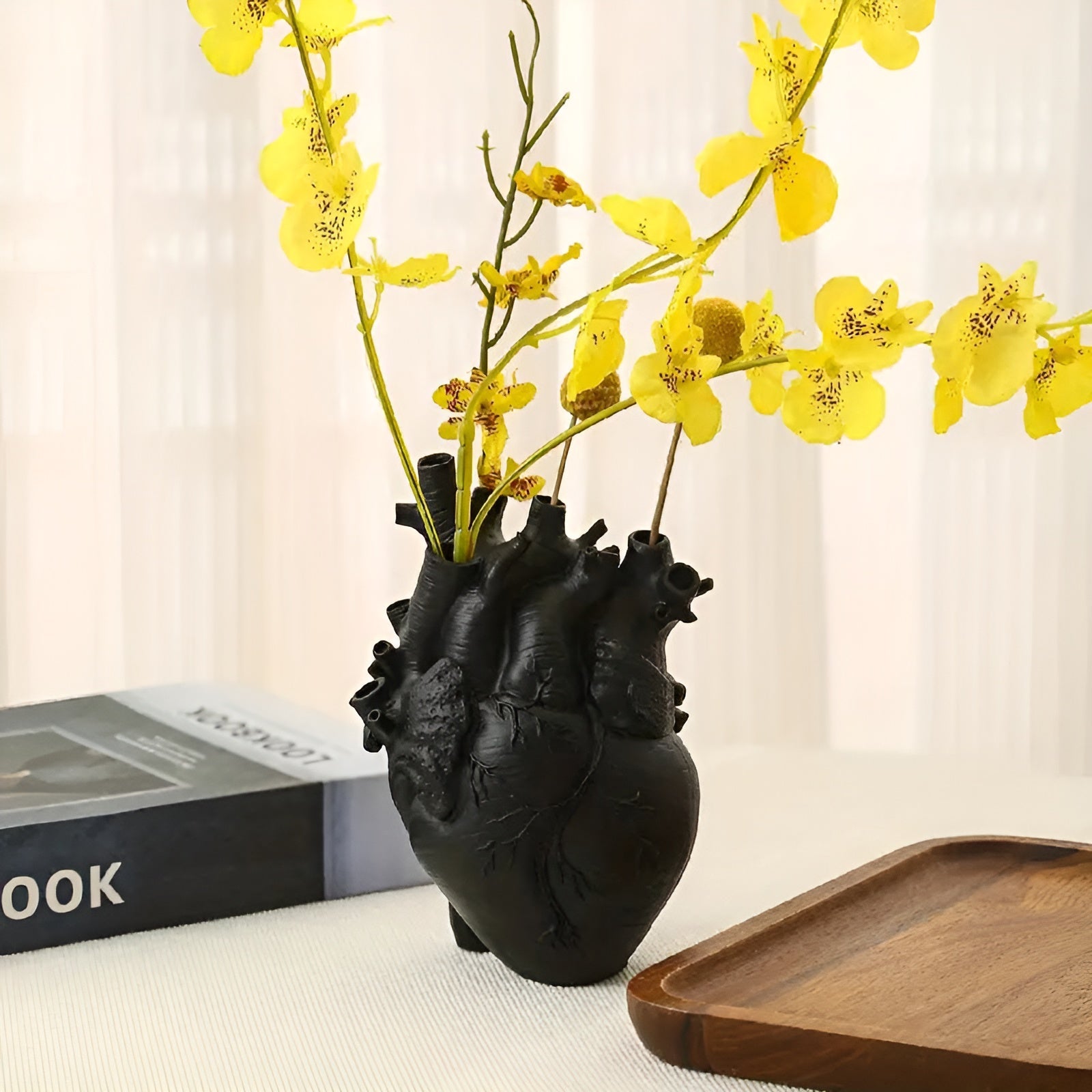 HeartBloom | Hjerteformet Bambus Vase – Bæredygtig Dekoration