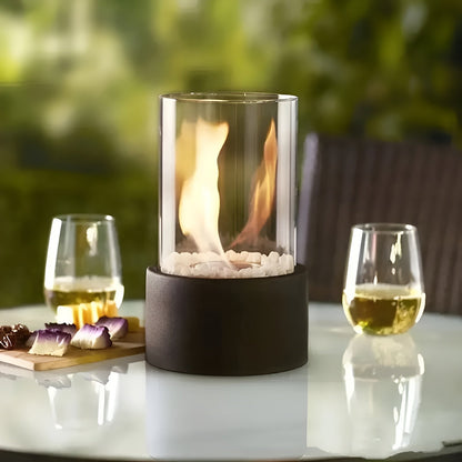 HeatGlow | Bærbar Mini Ildsted & Udendørslampe til Haven