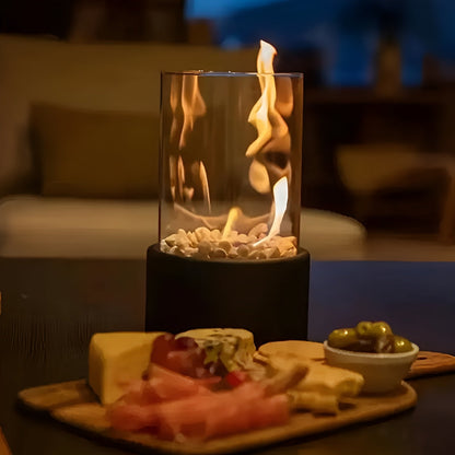 HeatGlow | Bærbar Mini Ildsted & Udendørslampe til Haven