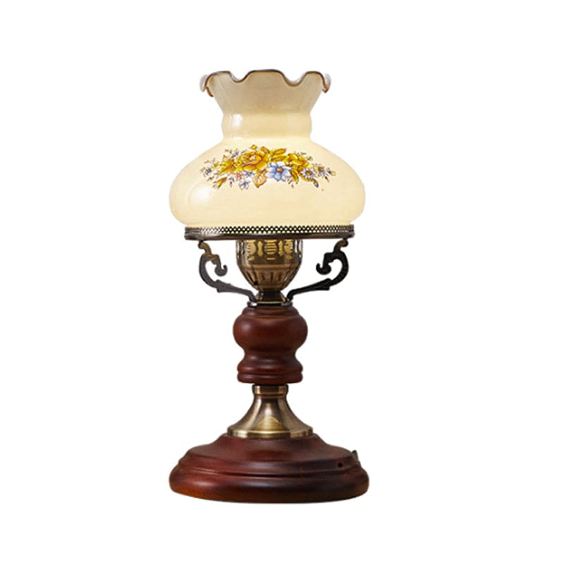 HeritageLight | Klassisk Blomster Glaslampe