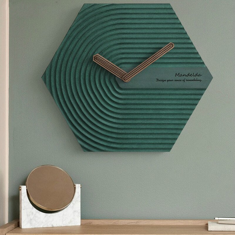 HexaClock - Moderne Wandklok