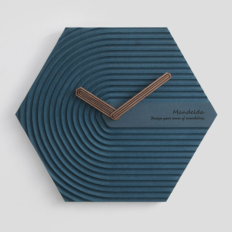 HexaClock - Moderne Wandklok