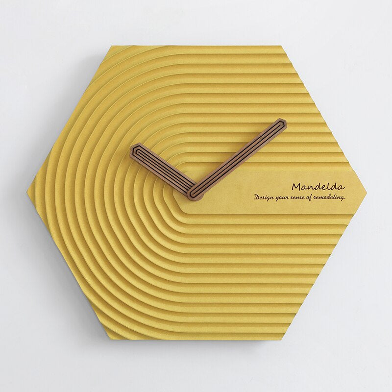 HexaClock - Moderne Wandklok