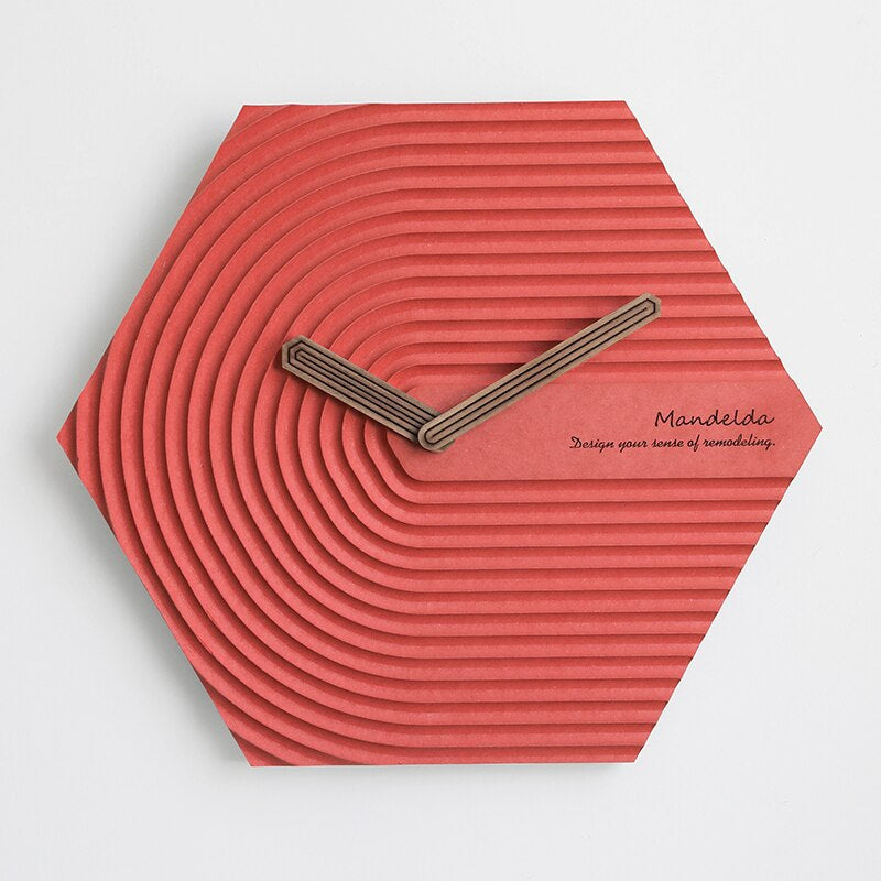 HexaClock - Moderne Wandklok