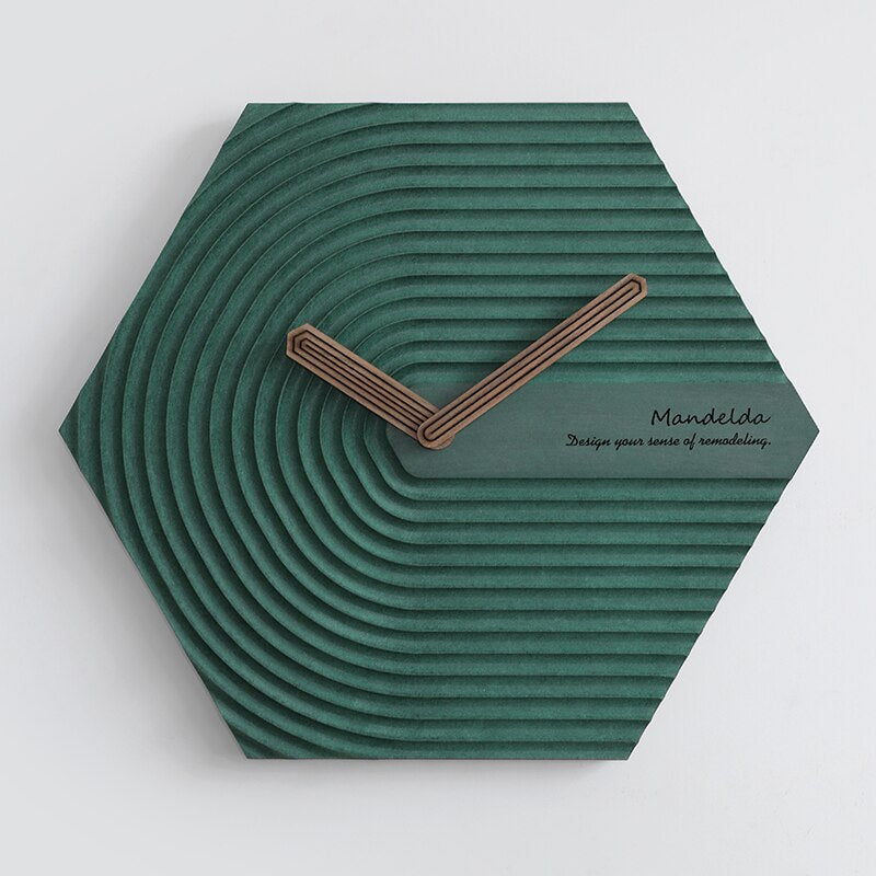 HexaClock - Moderne Wandklok