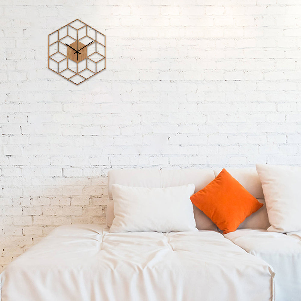 HexaTick | Kunstnerisk Hexagonal Væggelampe