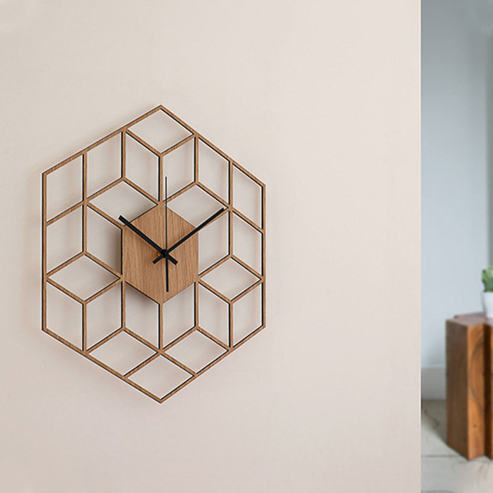 HexaTick | Kunstnerisk Hexagonal Væggelampe