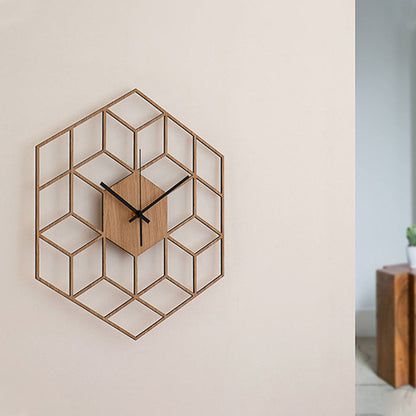 HexaTick | Kunstnerisk Hexagonal Væggelampe