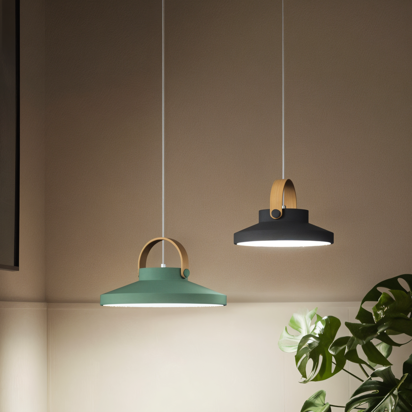 AuraShade | Minimalistisk & Holdbar Nordisk Loftlampe