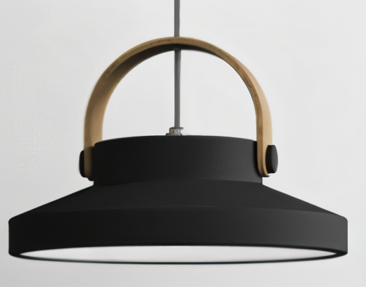 AuraShade | Minimalistisk & Holdbar Nordisk Loftlampe