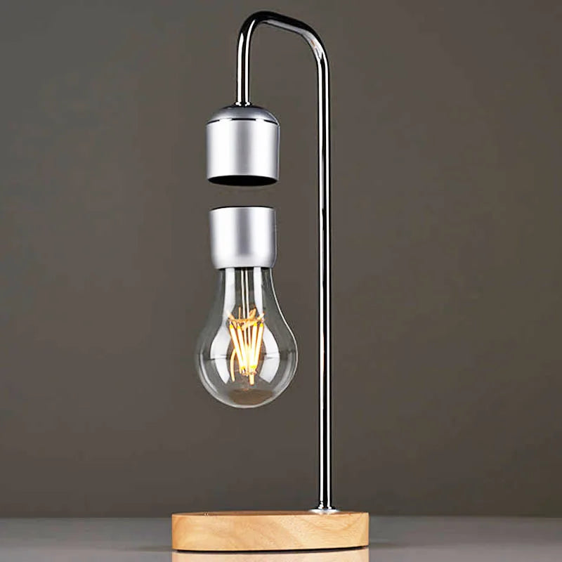 HoverGleam | Minimalistisk Magnetisk Svævende Bordlampe