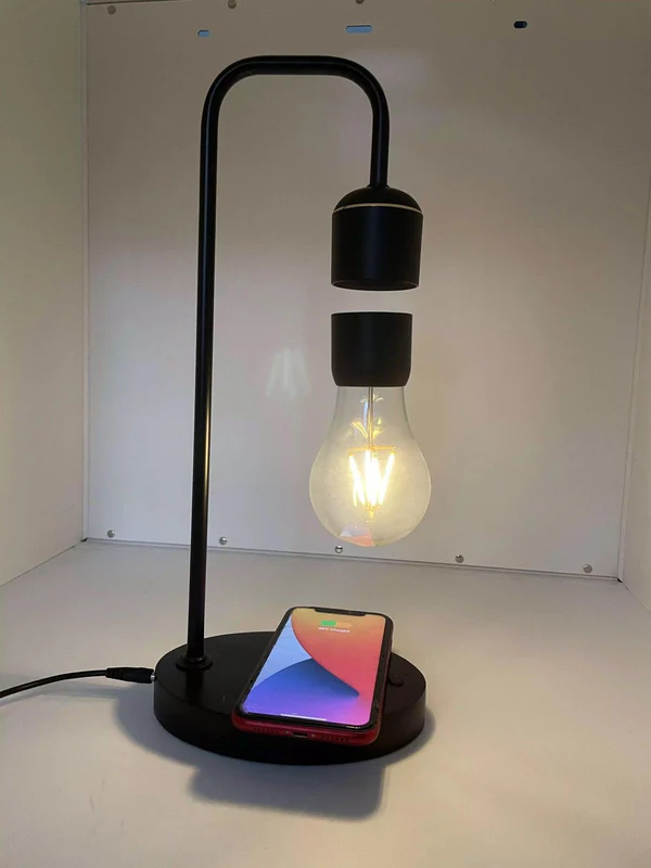 HoverGleam | Minimalistisk Magnetisk Svævende Bordlampe