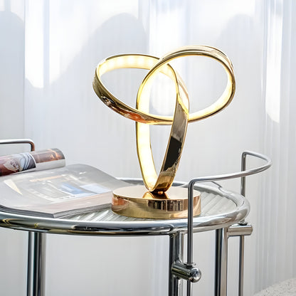 InfinityLuxe | Elegant Guld Bordlampe