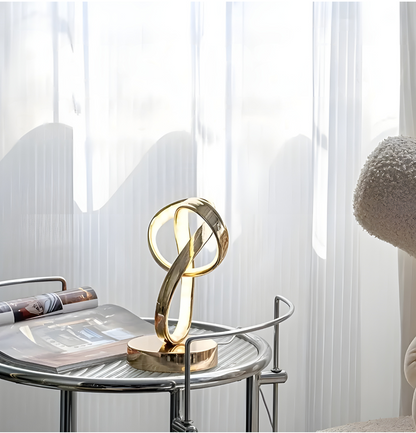 InfinityLuxe | Elegant Guld Bordlampe