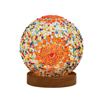 JadeWave | Mosaik Kugle Bordlampe