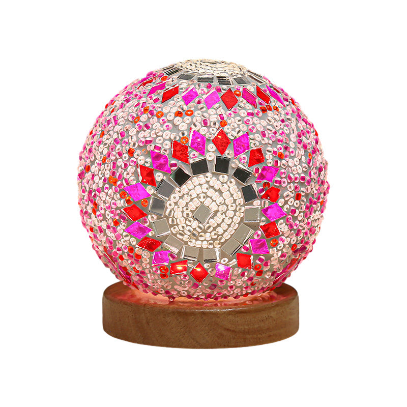JadeWave | Mosaik Kugle Bordlampe
