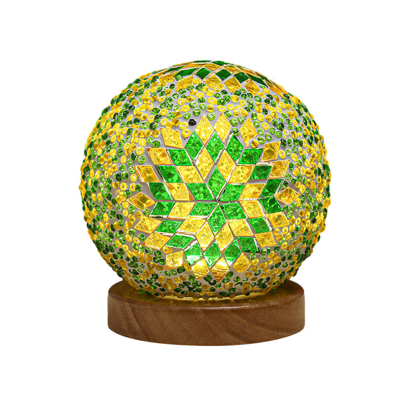 JadeWave | Mosaik Kugle Bordlampe