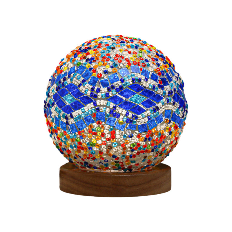 JadeWave | Mosaik Kugle Bordlampe