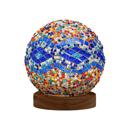 JadeWave | Mosaik Kugle Bordlampe