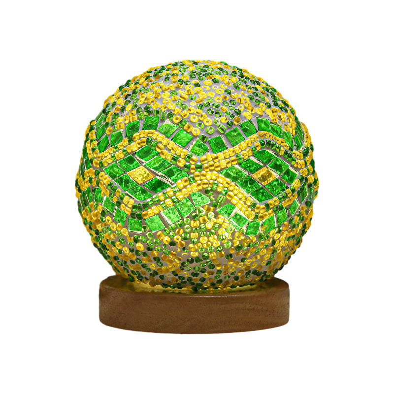 JadeWave | Mosaik Kugle Bordlampe