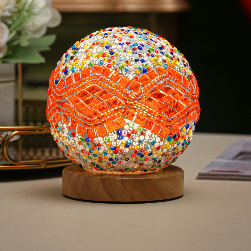 JadeWave | Mosaik Kugle Bordlampe