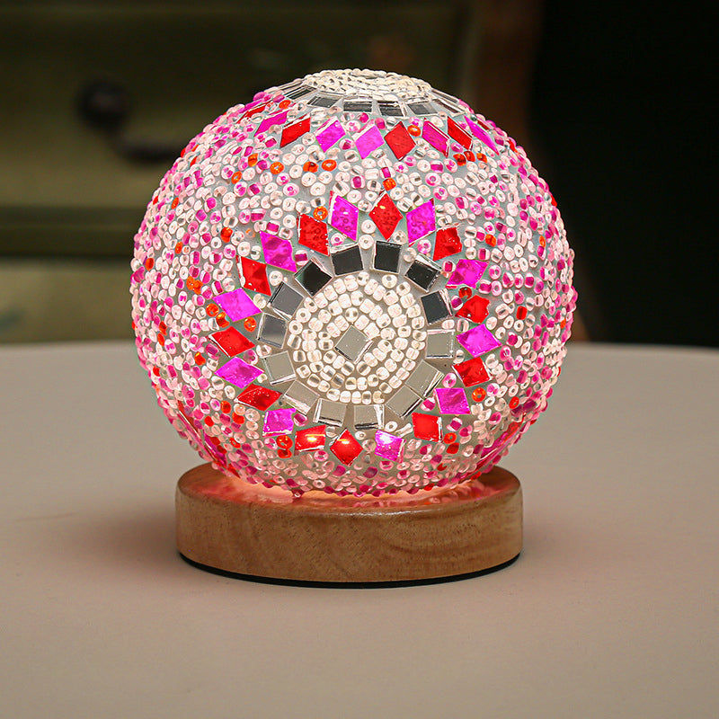 JadeWave | Mosaik Kugle Bordlampe