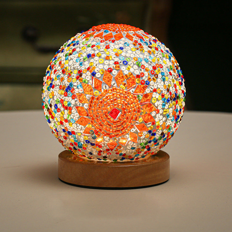 JadeWave | Mosaik Kugle Bordlampe