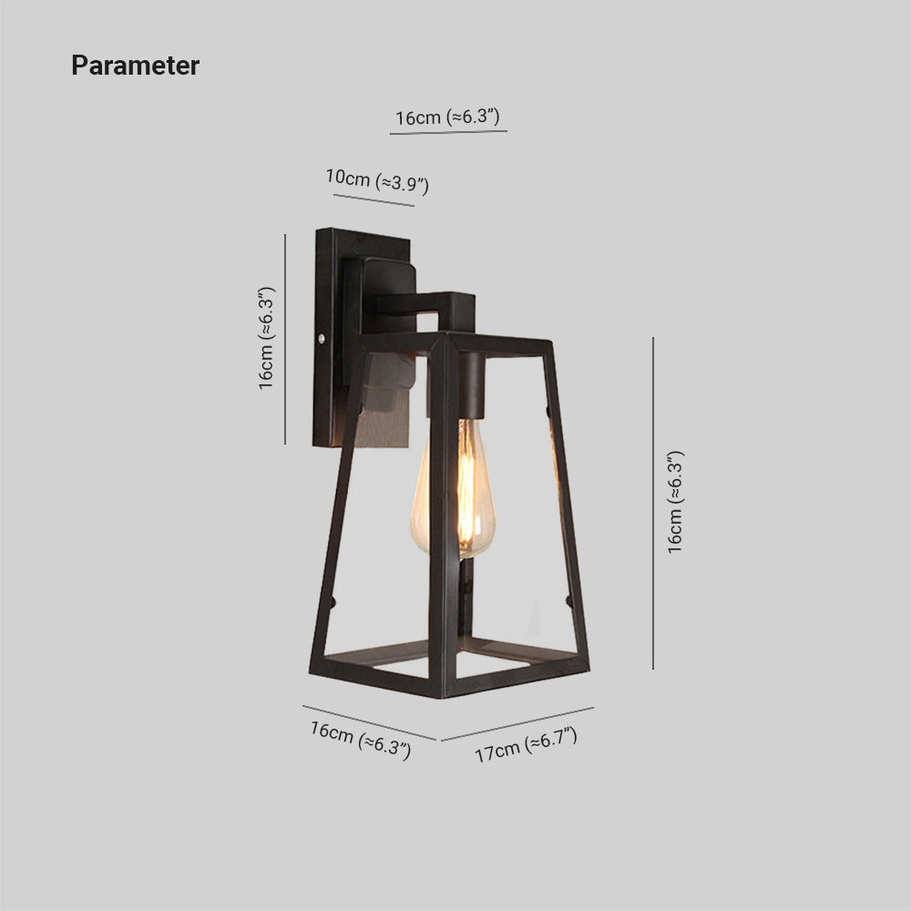 LoftGlow | Minimalistisk Lanterne Væglampe