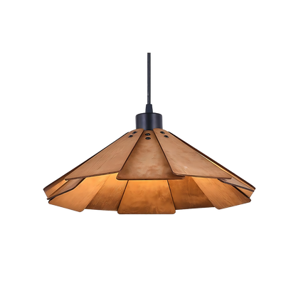 LeafyGlow | Naturlig Træloftlampe