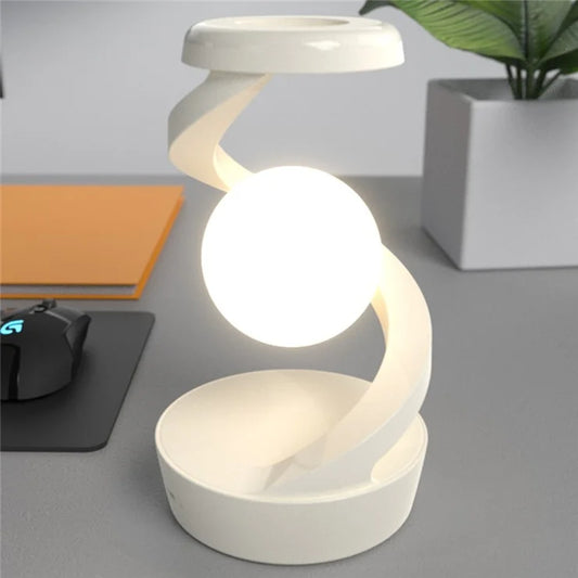 LevitaCharge | Roterende Svævende Bordlampe