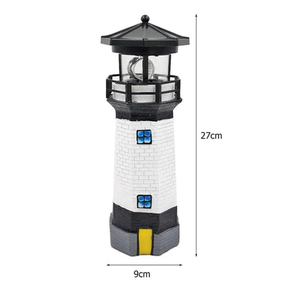LighthouseGlow | Solcelledrevet Have Lampe