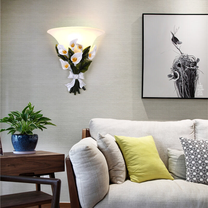 LilyGlow | Elegant Blomster Væglampe